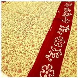 sungudi saree light yellow